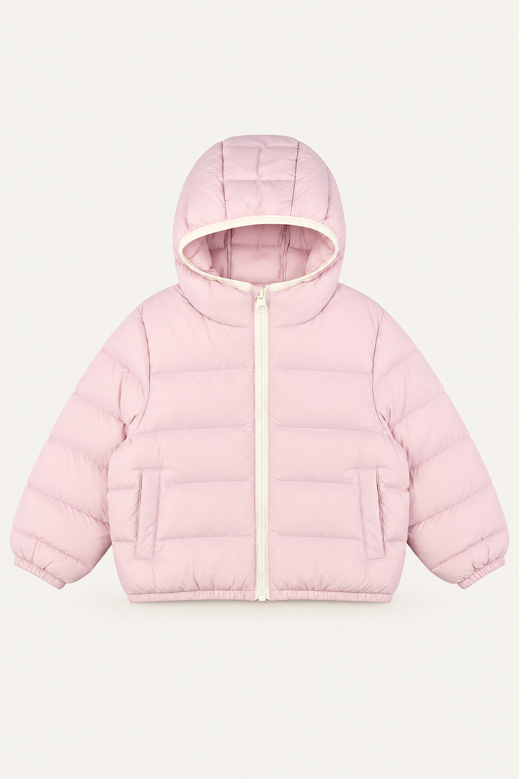 LUMIÈRE CONTRAST PUFFER JACKET BLUE