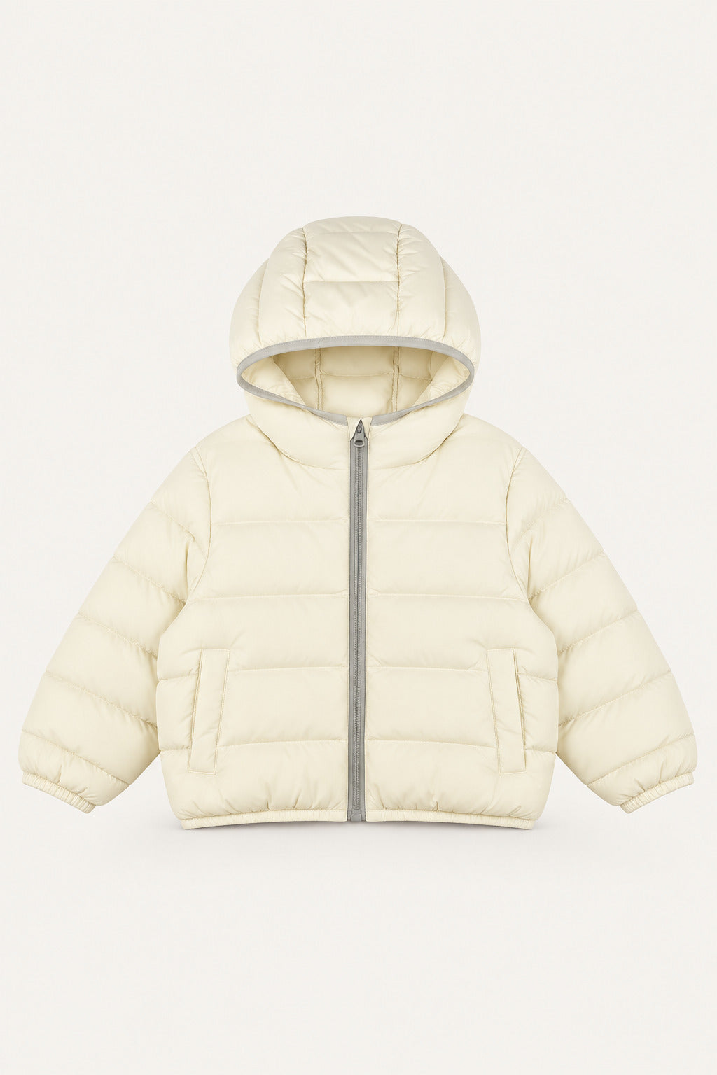 LUMIÈRE CONTRAST PUFFER JACKET PINK