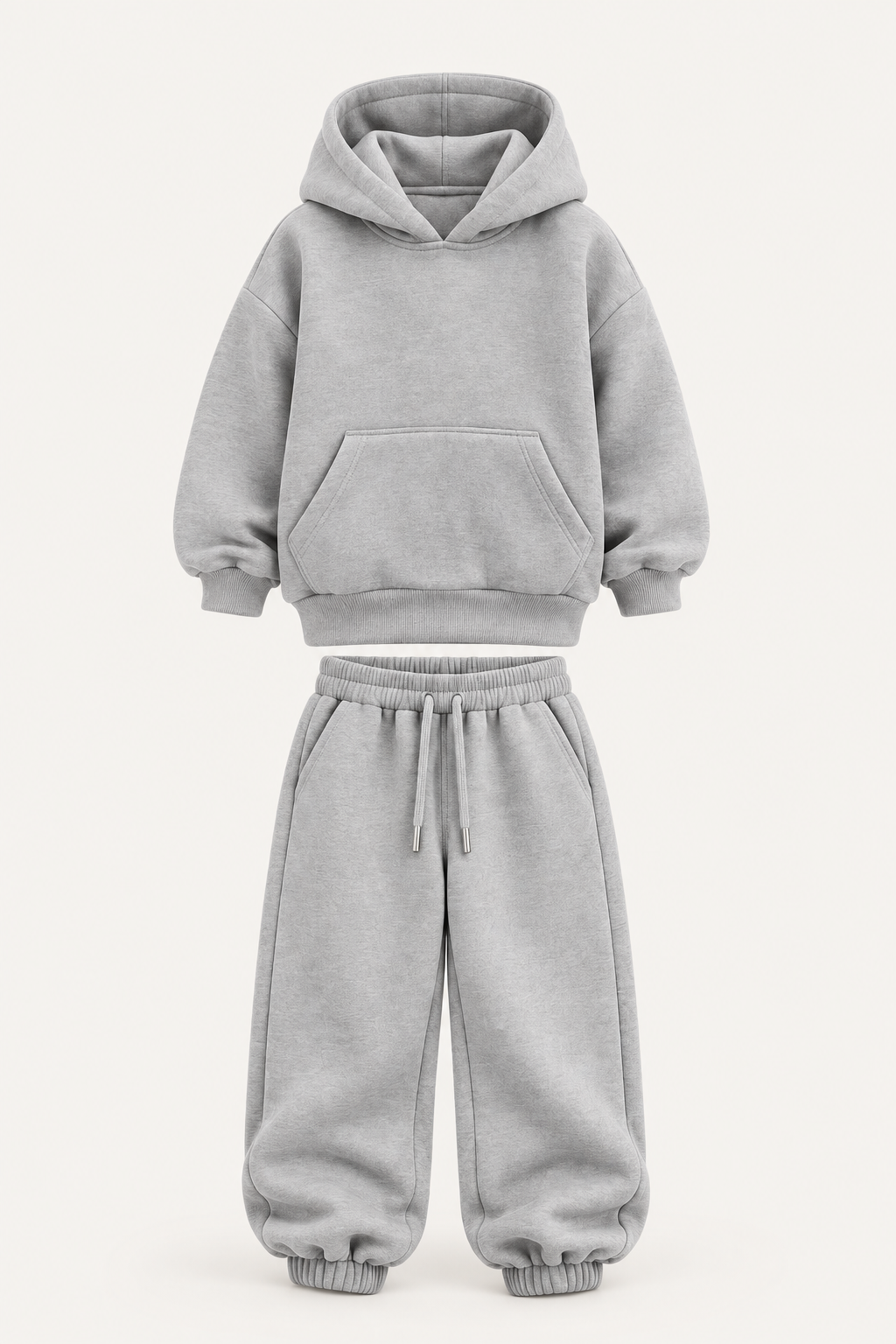 ESSENTIAL PULLOVER HOODIE SET GRAY